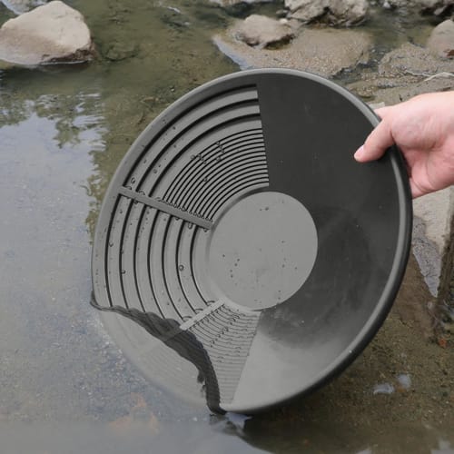 Lightweight, Compact, Portable, Ergonomic Gold Panning Tool for Digging, Rivers, Rocks, and Mountains, with Manual Cleaning and Mining Accessories