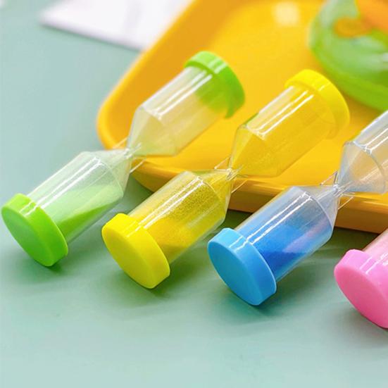 Kids Sand Hourglass Creative Colorful Time-conscious Portable Convenient Timing Smooth Surface Kids 20s Count Down Sandglass Timer Toy