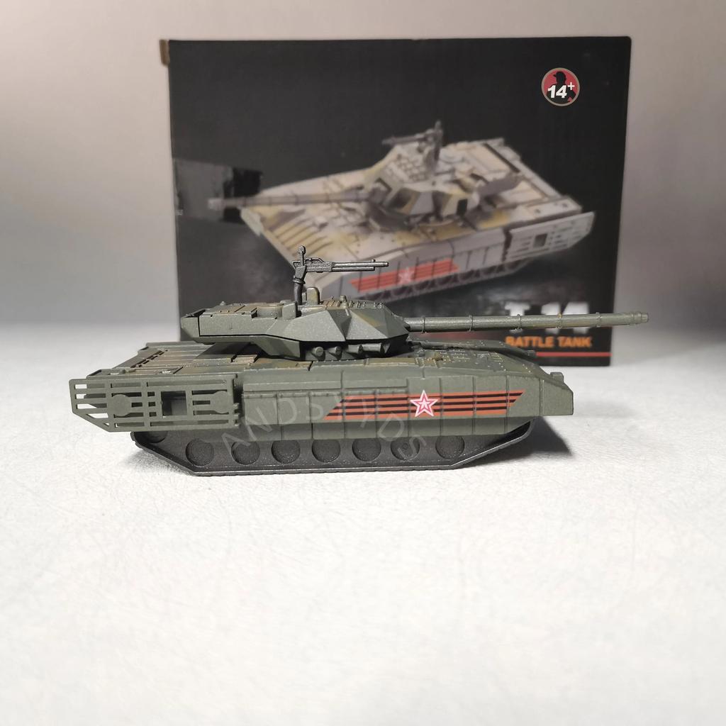 Tanks T-14 1:72 Scale Model 3D DIY Puzzle Assembly Modern Military Fighter Army ABS Tanks Enthusiasts Collection Souvenir