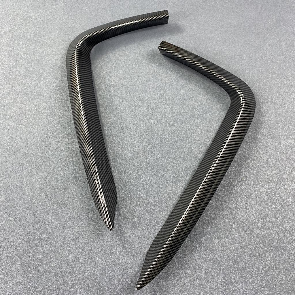 Splitter Labbra Spoiler Laterali Paraurti Anteriore Look Carbonio Lucido Per BMW F22 F23 F87 M2 M Sport 2014-20222014-2022 Copri Paraurti Anteriore