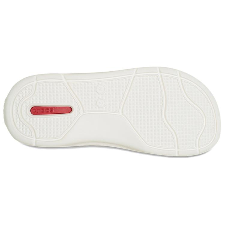 Crocs Comfortable Simple Fashion Anti-Friction Flip Flops Unisex Footwear Blue Red 211101-410