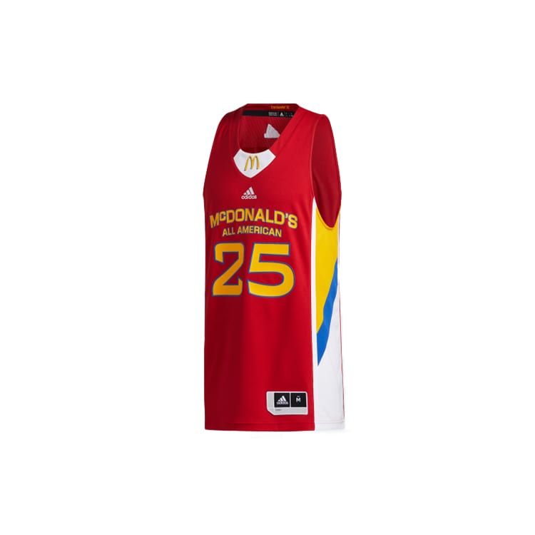 adidas Basketball Jerseys Men's Red Moderate Straight Fit GI9422
