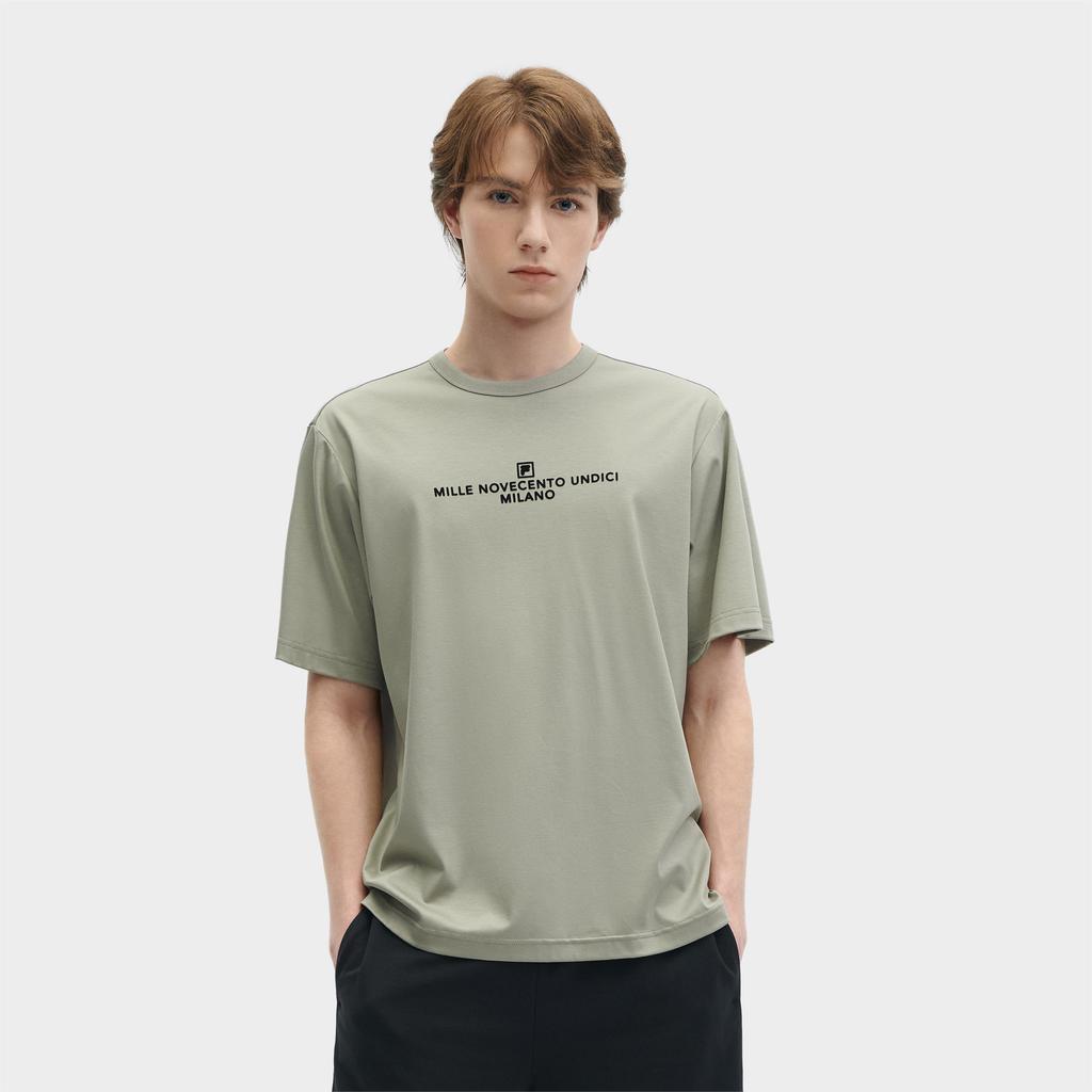 New FILA T Shirts Men's Silent Gray F11M425106FDY