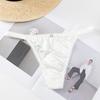 Thin Belt Bow Underwear For Women Girl Sports Panties Thong Low Waist Seamless Soft Satin Briefs Female Lingerie