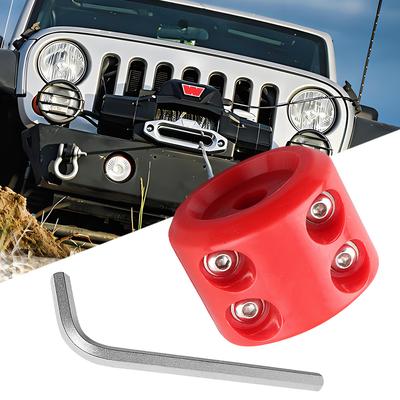 Gumowy Stoper Wyciągarki Amortyzujący Osłona Liny Gumowy Korek Zapobiega Ciągnięciu Odbiciom i Ścieraniu Akcesoria Offroad ATV UTV