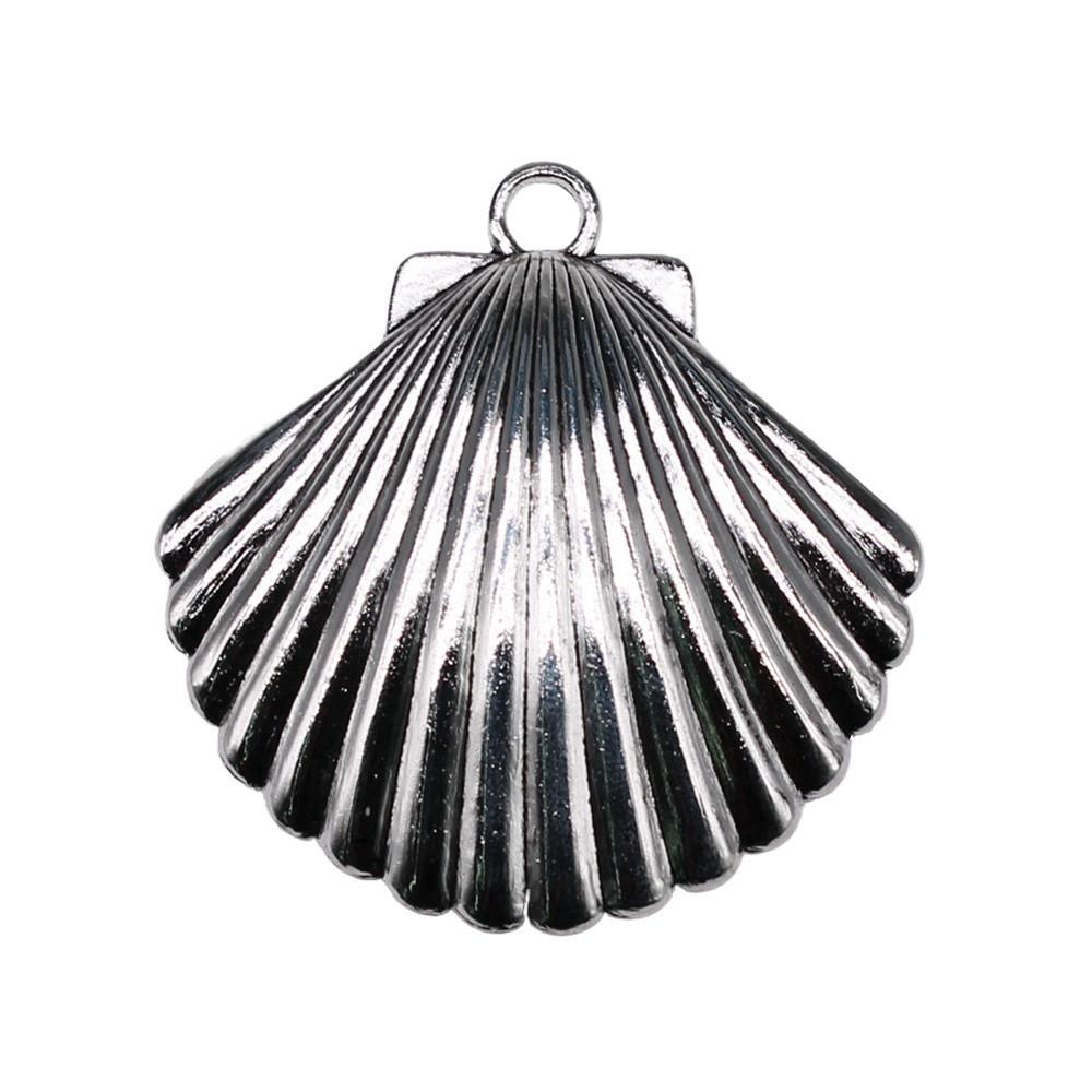 Shell Charms Multi Color Alloy Pendants For Beach Themed DIY Jewelry Accessories