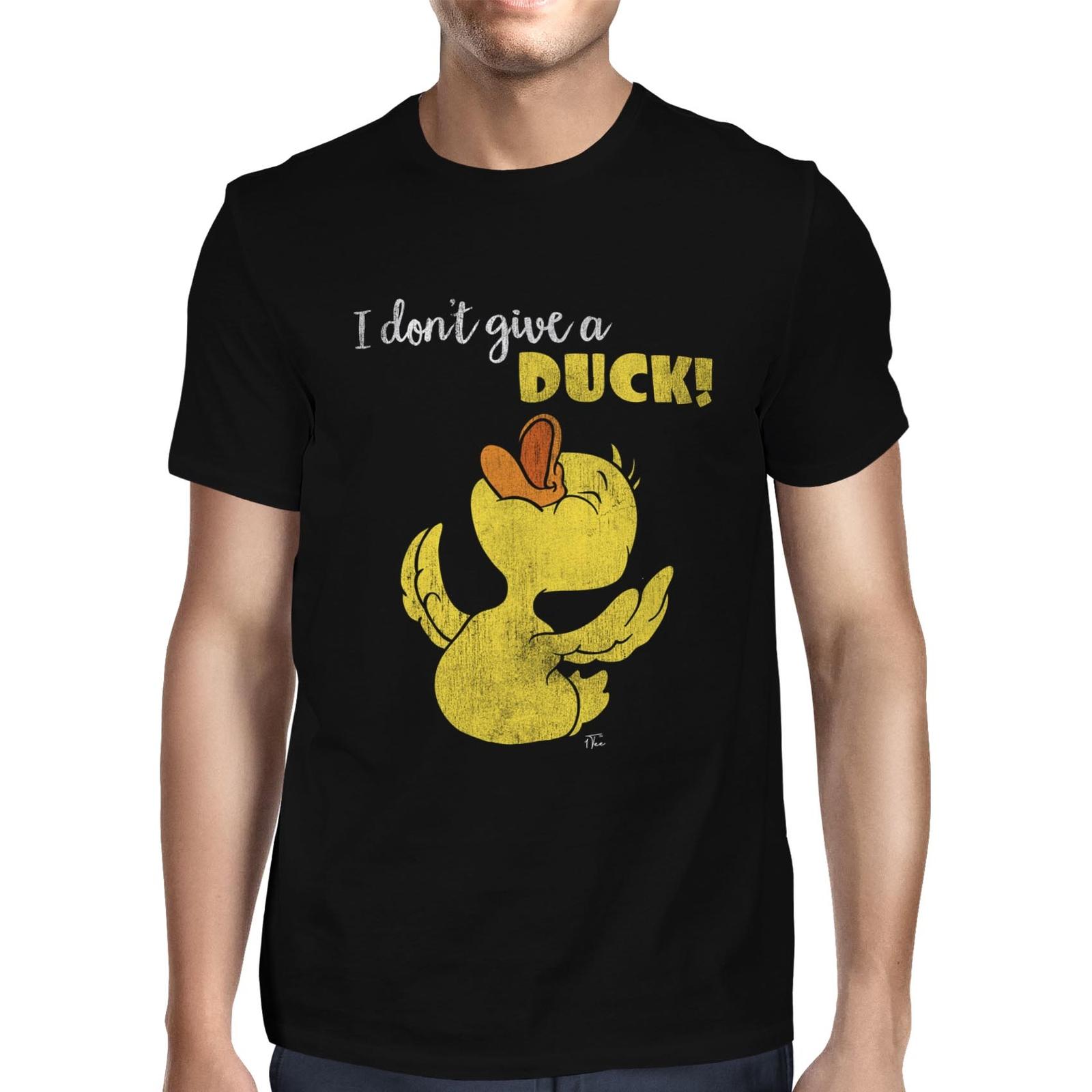 1Tee Mens I Don t Give A Duck T-Shirt S