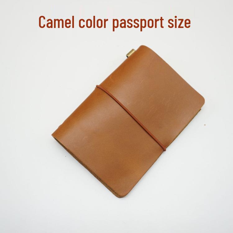 Cowhide Traveler's Loose-leaf Notebook Planner Diary