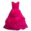 Girls' Long Dresses Big Flower Small Pearl Princess Dresses Walking Host Party Dresses Skirts 8623  Little Girl's Favourite Dress Dresses