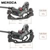 Freni Meroca 4 Pistoni Freni Idraulici Freni per Bicicletta Mtb Pinza Rotor 160mm Set Bicicletta da Montagna 800/1400mm per E4 ZEE M420