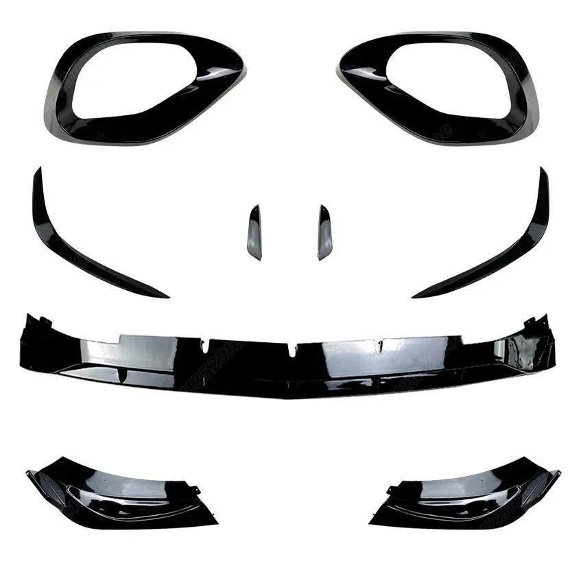 For Mercedes Benz C Class W206 C200 C260 2022 2023 2024 2025 2026 Automobile Front Bumper Spoiler Lip Splitter Decoration Kit