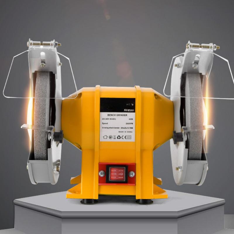 6/8 Inch Multifunctional Desktop Grinding Machine High Power Electric Sander Household Portable Sharpening Equipment