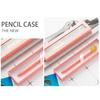 Exquisites Federmäppchen-Futterdesign Papier Sichtbares Transparentes Fenster Stifte Geschenke Etui für Täglich