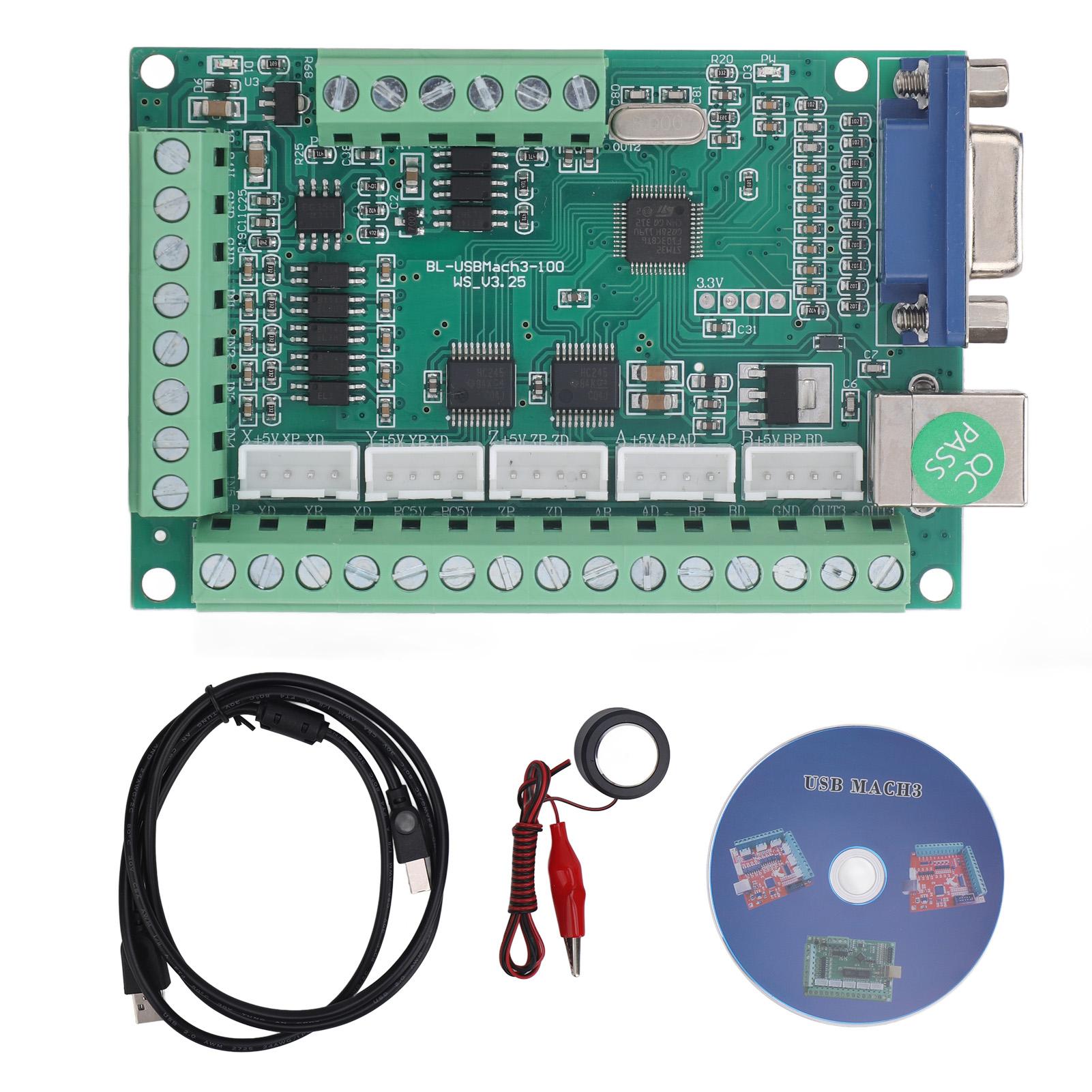 

V3.25 5-осьовий набір карт керування USB Motion Controller Board Z Probe для різьблення з ЧПУ, гравірування