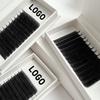 Synthetic Hair Mega Volume Eyelash Extensions Tray Matte Black with Custom Logo Cruelty-Free Vegan