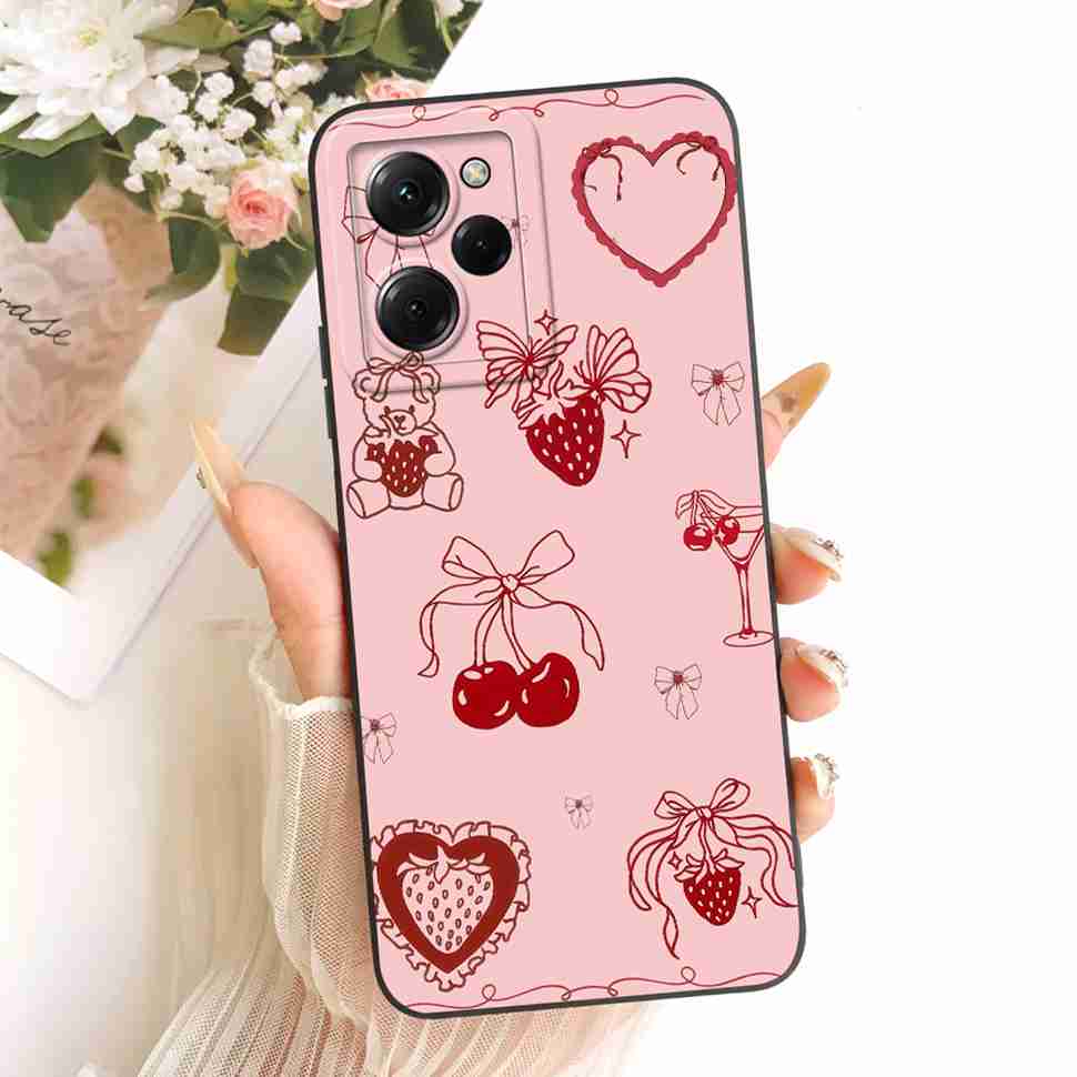 Handyhülle Für Xiaomi Poco X5 Pro 5G Hülle 6.67" Silikon Weiche Rückseite Für PocoX5 Poco X5 Pro 2023 Fundas Stoßfest Hülle