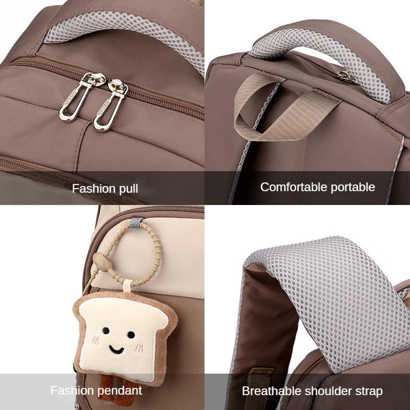School Bags Polyester Waterproof Backpack and Shoul Bag Set (34*24*47cm)