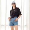 Calvin Klein Embroidered curved brim dome denim cotton peaked cap Unisex couple style light blue HX0335-407