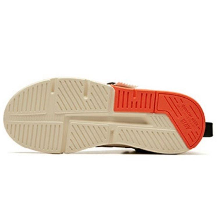 Anta Lifestyle Series Casual Wear Durable Non-Slip High-Top Skate Shoes Men Sneakers Black Orange 91948082-3