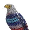 Bald Eagle Table Lamp, Resin American Eagle Night Light, Red White Blue Patriotic Independence Day Bedside Lamp for Bedroom, Living Room, Nightstand,