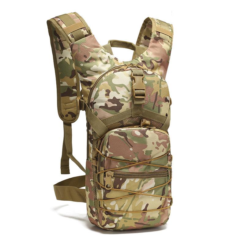 Taktischer Rucksack Outdoor Fahrradtasche Camouflage Wasserdicht Oxford-Gewebe Trinkblase Inklusive Trinkblase Tragbar