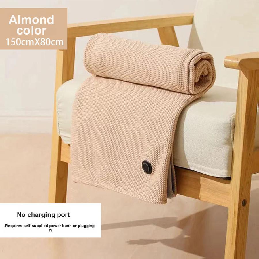 

Hot Sale Portable Electric Heated Travel Blanket with USB Charging for Outdoor Use, Office Warming Blanket without power bank