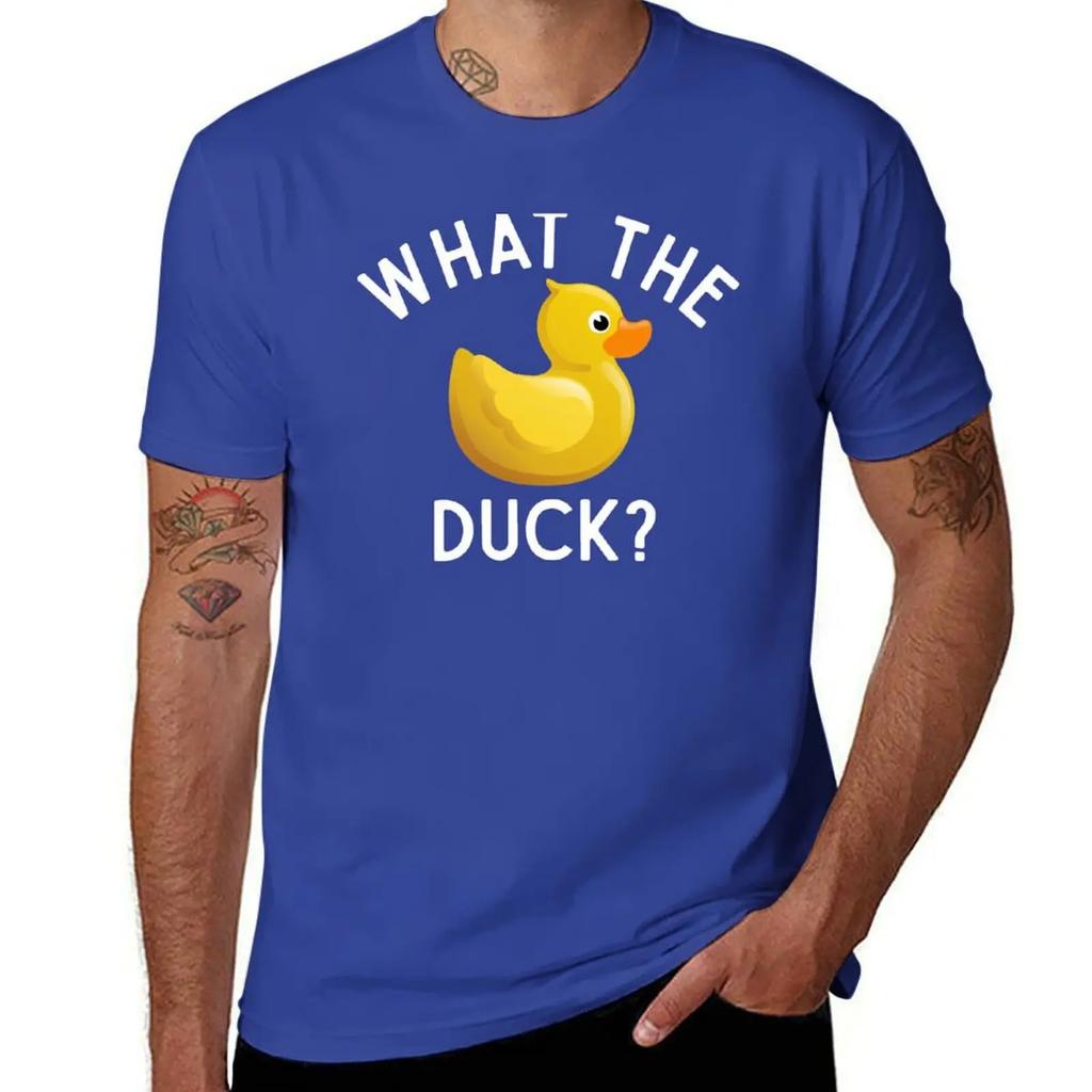 Cute Rubber Duck Funny Quote What The Duck Lover Gift T-Shirt customs design your own man t shirt mens big and tall t shirts