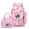 Backpack Level 3 To 6 Girls Pink School Bag Portable Lunch Bag Stationery Pencil Case