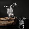 10ml/20ml/30ml/100ml Chinesisches Weinglas im antiken kaiserlichen Stil Vintage Dreibeiniges Glas Kreatives Spirituosenglas