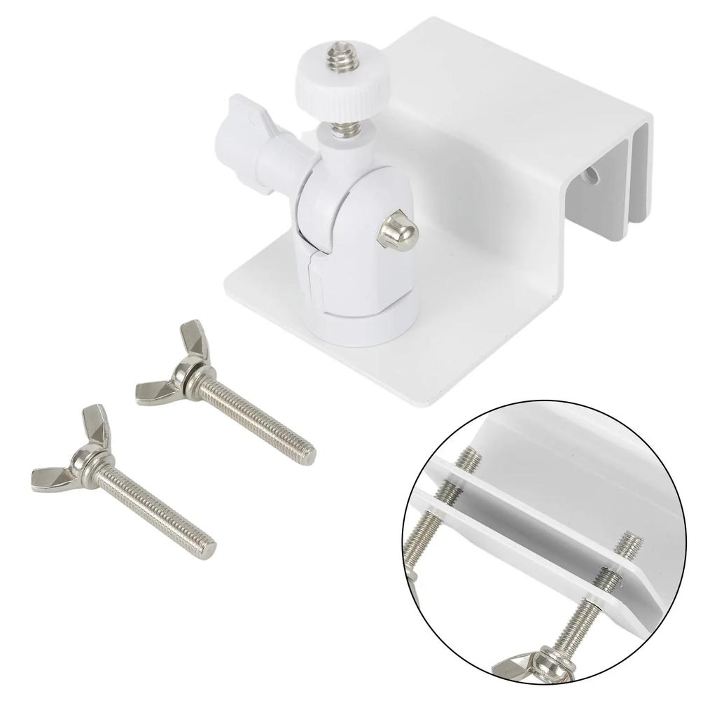 1pc Security Cameras Roof Gutter Special Bracket Solar Panel Bracket Weatherproof Gutter MountBracket With Screw Adapter