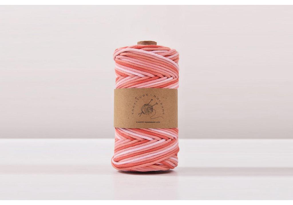 100 Yards 3mm Gradient Color Cotton Core-Spun Rope for DIY Projects