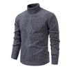 Mens Thick Knit Turtleneck Sweater Winter Warm Casual Base Layer Adults