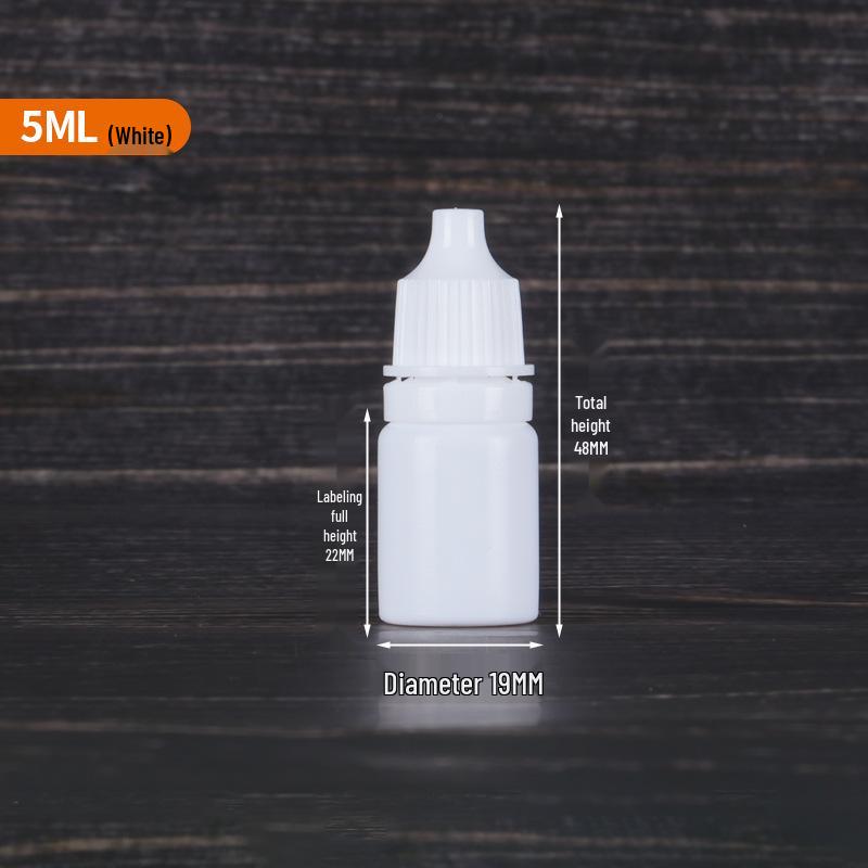 Squeeze Plastic Eye Dropper Bottles: 5ml, 10ml, 20ml for Eye Drops or Ink
