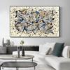 Modern Geometric Graffiti Canvas Art for Bedroom & Living Room