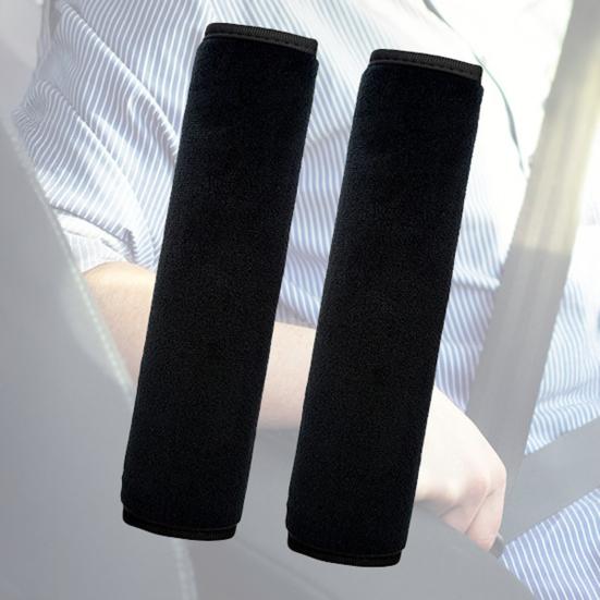 2Pcs Universal Soft Car Seat Belt Pad Comfortable Shoulder Strap Cover for Adults Kids Breathable Anti-Slip Seat Belt Cushion for Strollers Backpacks