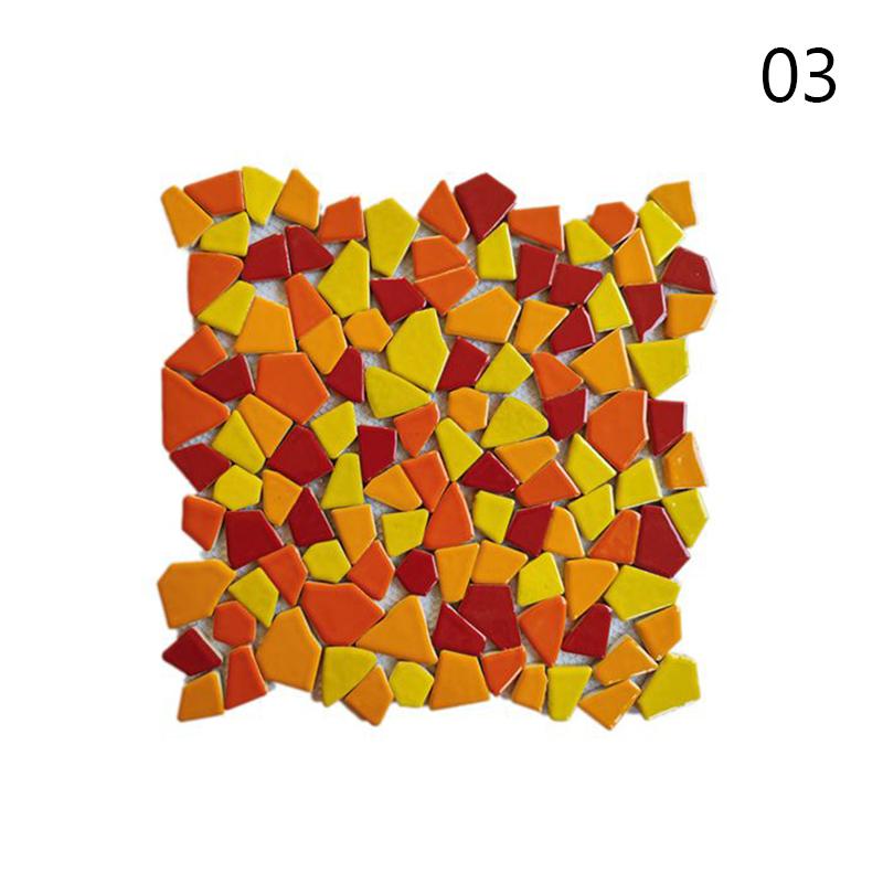 30x30cm Barevné Keramické Štěrkové Mozaikové Dlaždice Horký Pramen Bazén Rybičky Bazénové Fragmenty Toaleta Protiskluzová Dlaždicová Deska Podlaha Stěna Dekorace DIY