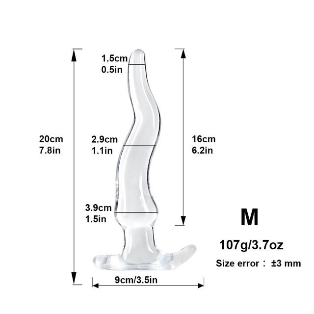 Anal Plug Stimulate Soft Silicone Dildo Female Masturbator Vagina G-Spot Massager Anus Dilator Sex Shop Male Prostate Massager