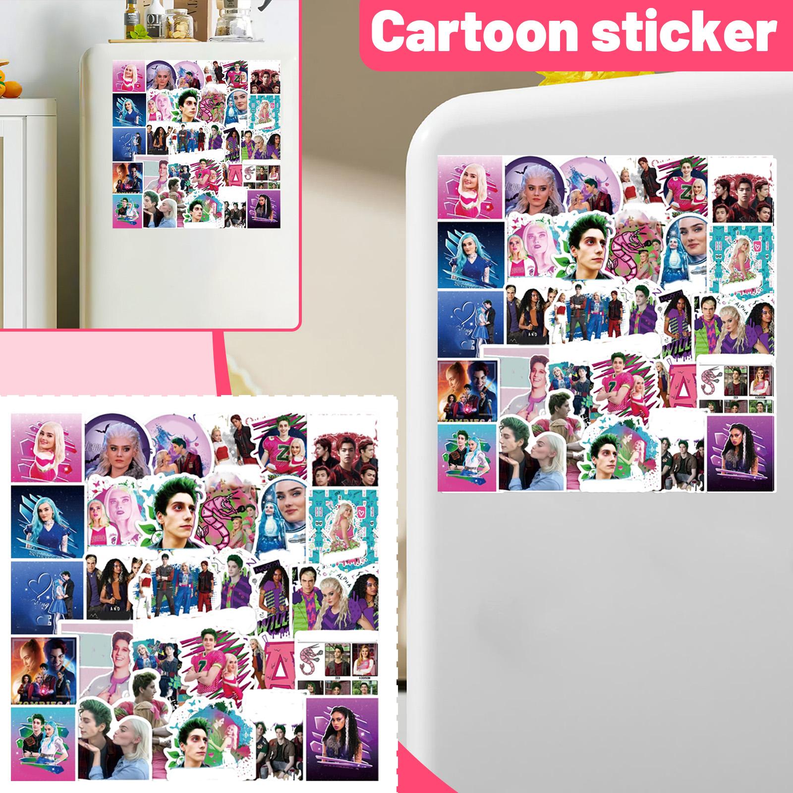 

54 Cartoon Stickers For Decoration One Size
