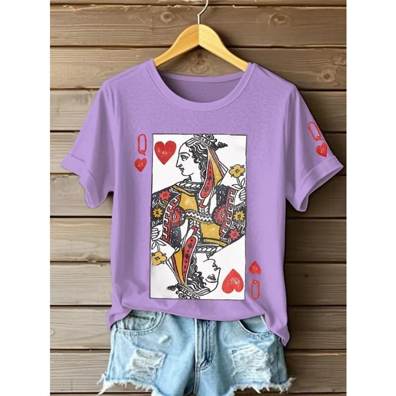 

Women s T-Shirt,3D Printing,O Neck,Short Sleeve,Casual,Lightweight Top,fresh,Hip Hop ,Large Size,Fashion 5XL