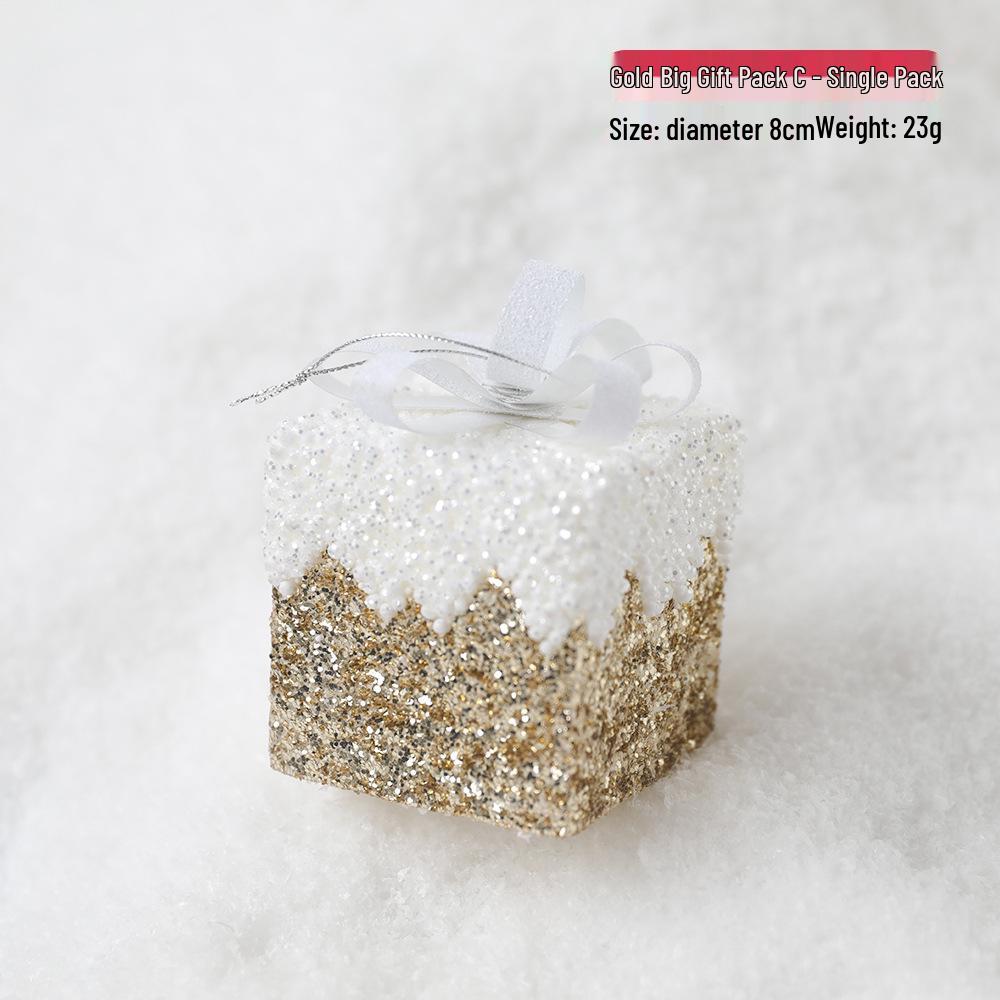 DIY Painted Foam Christmas Ornament: Snowflake & Irregular Pompon Balls