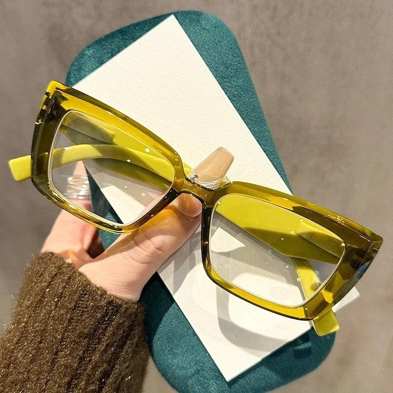 

Нові стильні квадратні окуляри для читання (пресбіопії), стійкі до тиску та міцні, для гіперметропії +1.0 до +4.0 0 зелений