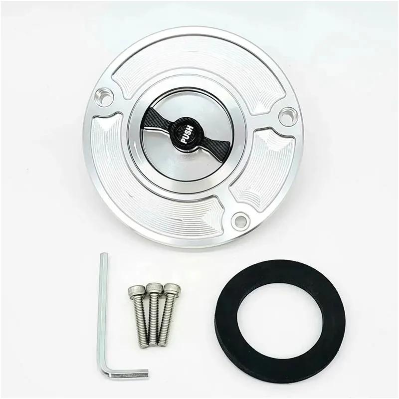 Motorrad CNC Tankdeckel Abdeckung Für KAWASAKI ER6N ER6F ER650 ZZ1400 ZX14R Z650 NINJA650 Z800 Z1000 ZX6R ZX1000S/SX