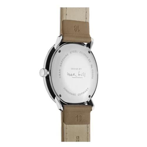 JUNGHANS Max Bill Automatic Automatic Watch, Officially Imported, 027 3502 02, Men's, Beige