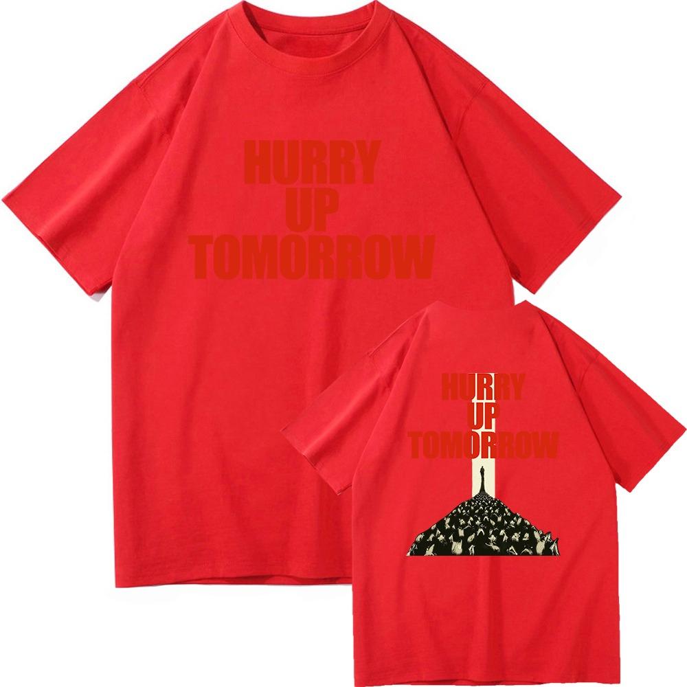 The Weeknd Pospěš si zítra Tričko 2025 Album Pánské oblečení Harajuku Unisex Vysoce kvalitní bavlněná trička Dárky pro fanoušky Grafická trička