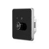Smart Wifi Fan Switch 5 Speed Control EU Ceiling Fan Rotary/Knob Switches Tuya Remote for Alexa Home(Black) DS