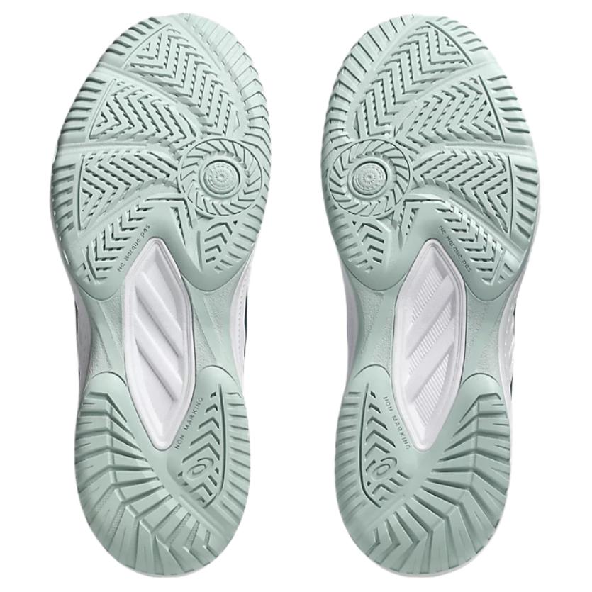 Asics Upcourt 6 White Tranquil Teal Unisex Sneakers 1071A104-104