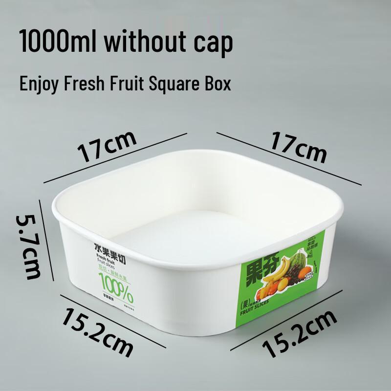 Yudu Disposable Fruit Salad & Picnic Takeaway Box