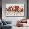Modern Abstract City Building Landscape Canvas Painting Posters and Prints Wall Art Pictures For Living Room Home Decor No Frame