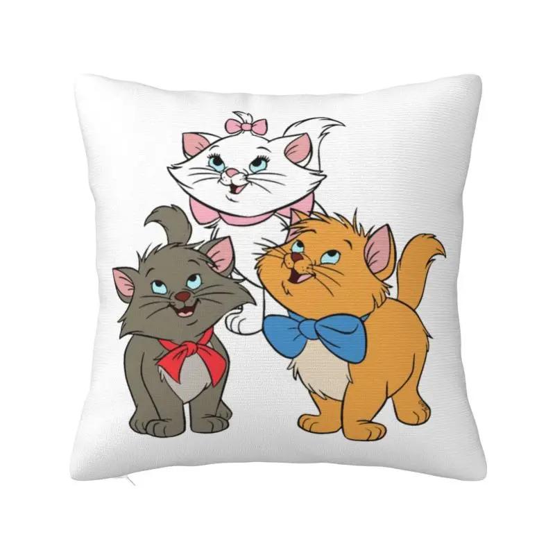 Lady Marie Cat Kitten Luxury Pillow Cover Living Room Decoracion Salon Case Cartoon Animal Chair Cushion Cover