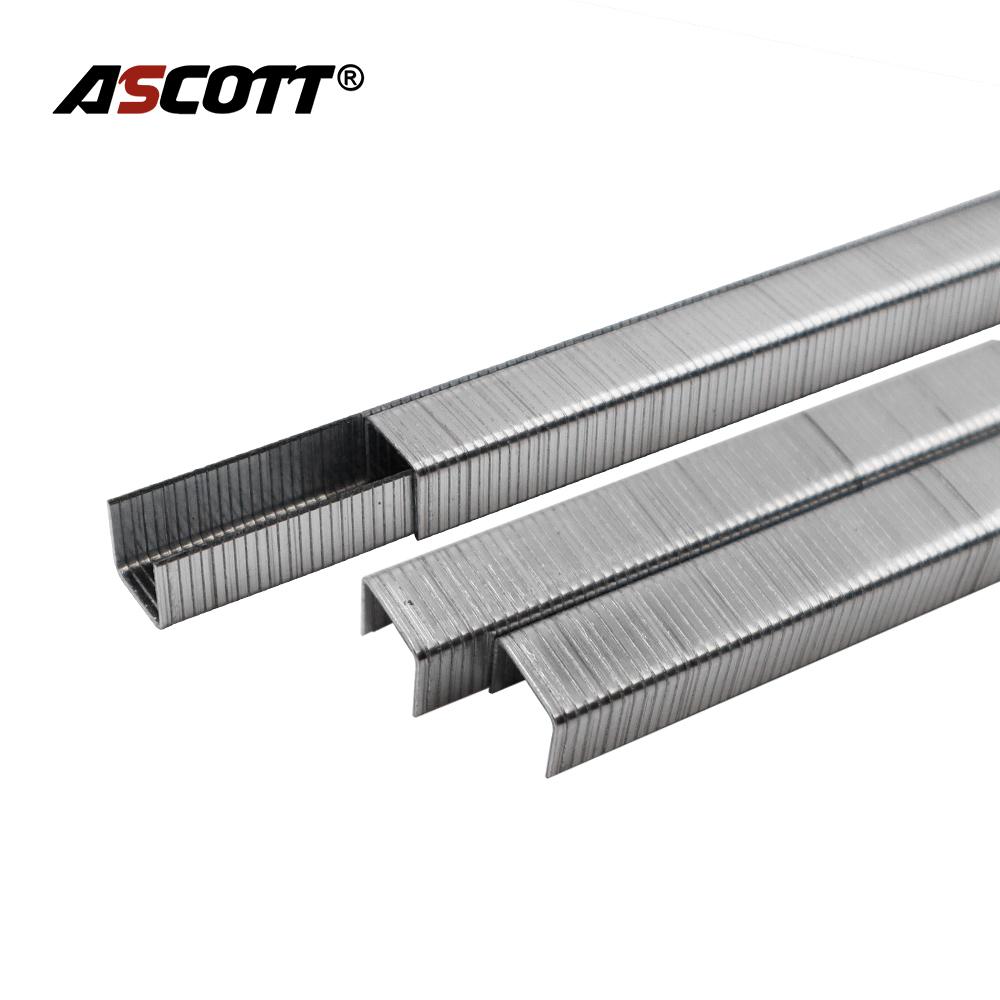 1000pcs 20ga Staples 11.2mm Crown Nails 10/13/22mm U-shape Nail Gun Nails Furniture Staples Upholstery Carpentry Tacks